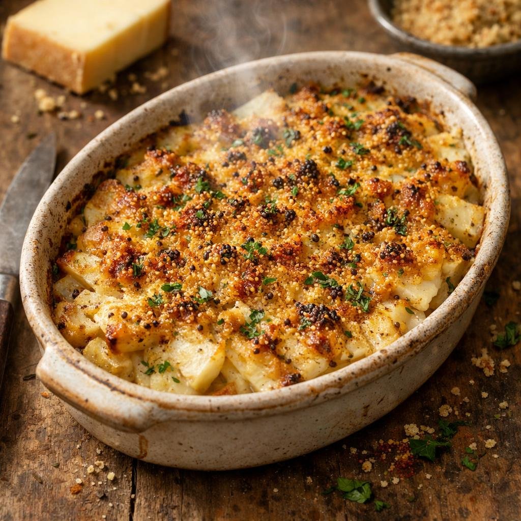 Gratin de panais comté