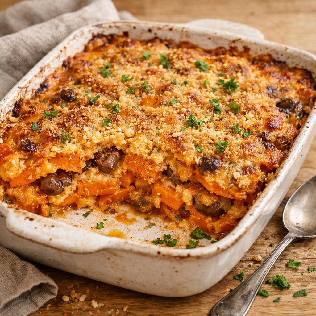 gratin patate douce
