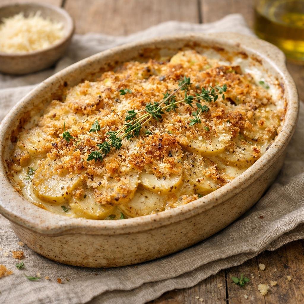 gratin de topinambours