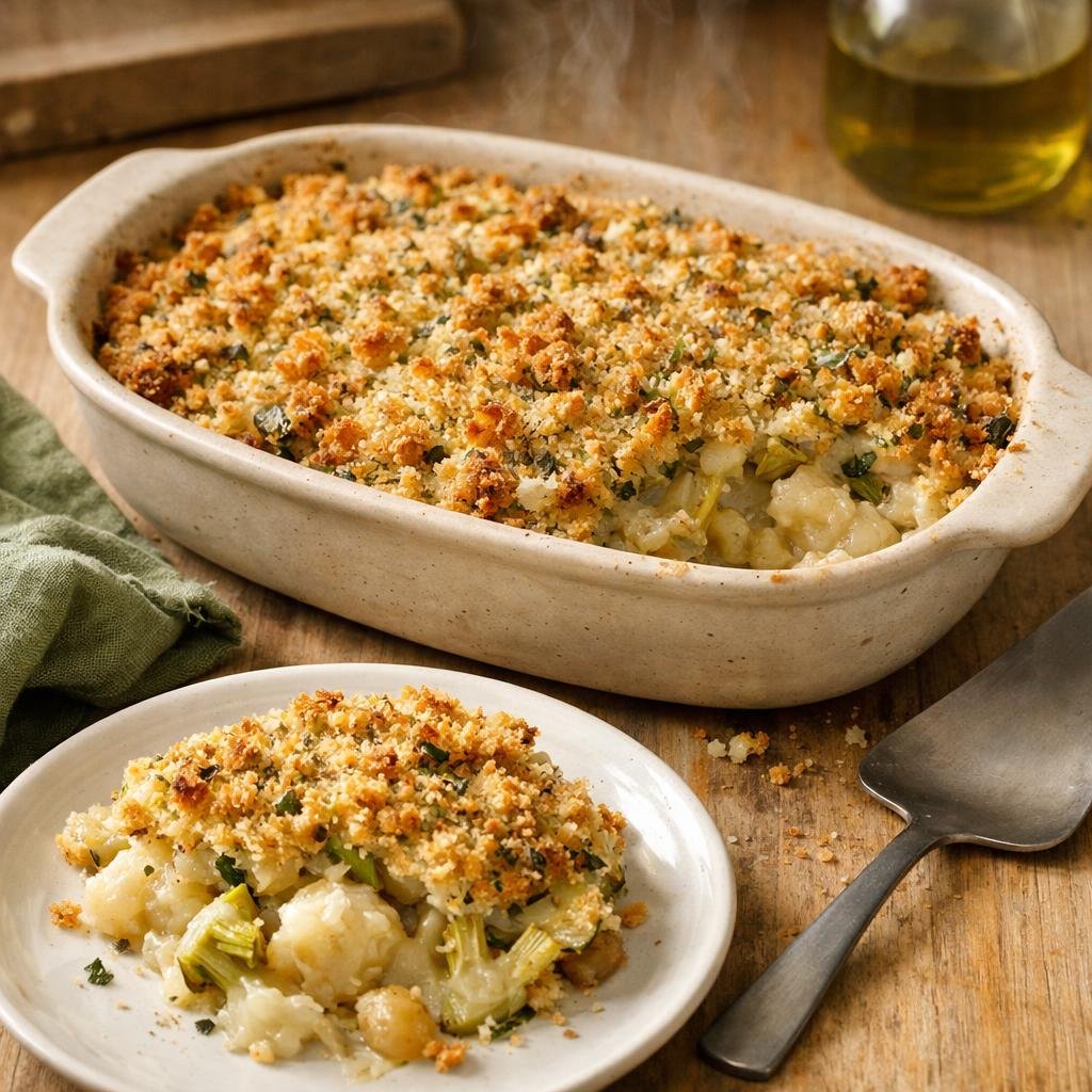 gratin de topinambours