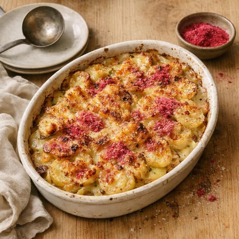 Gratin fondant de topinambours