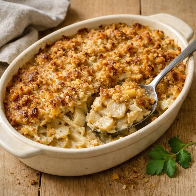 Gratin topinambours fenouil