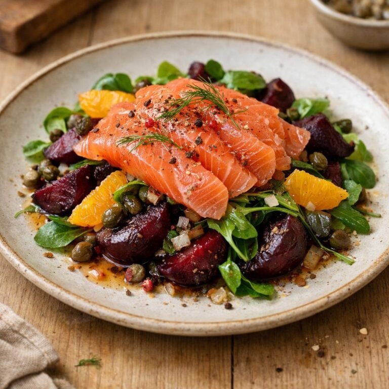 gravlax de saumon