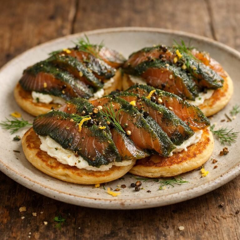 Gravlax saumon spiruline