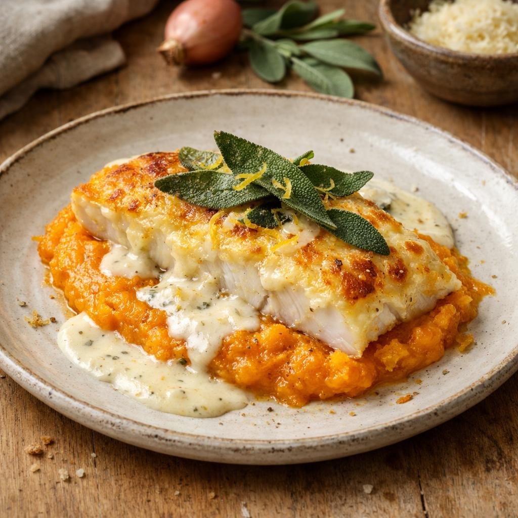 Haddock gratiné
