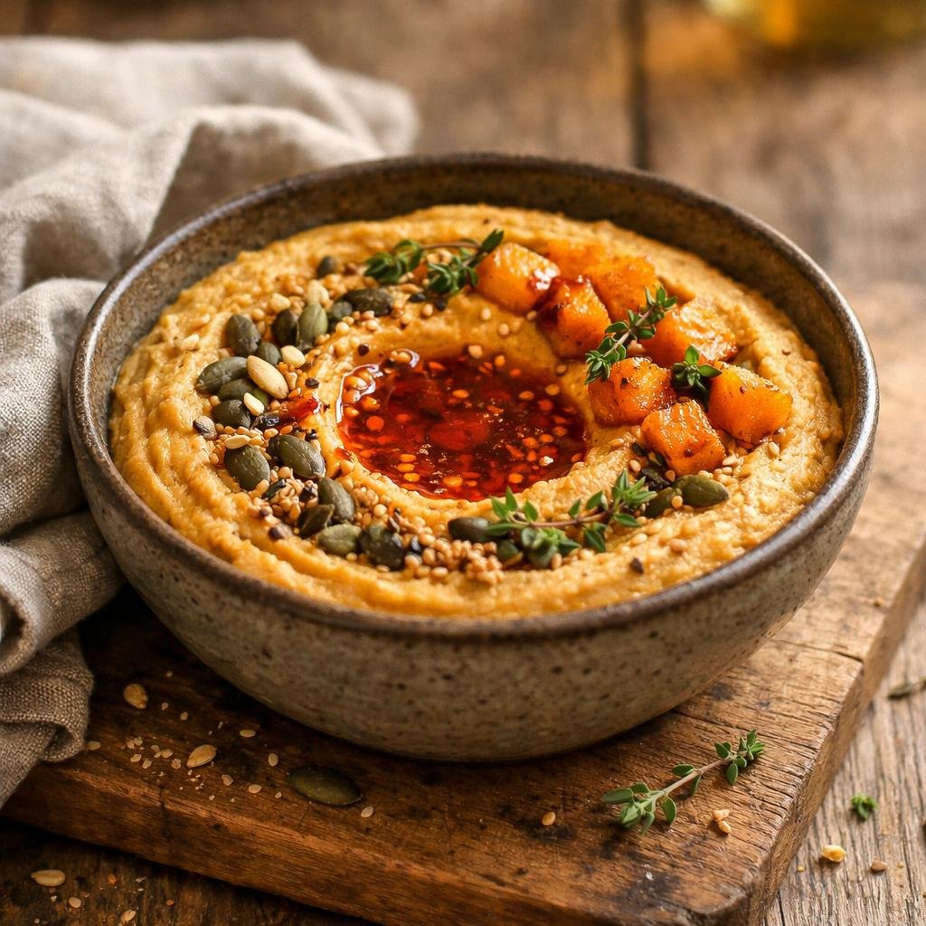 Houmous de butternut fumé