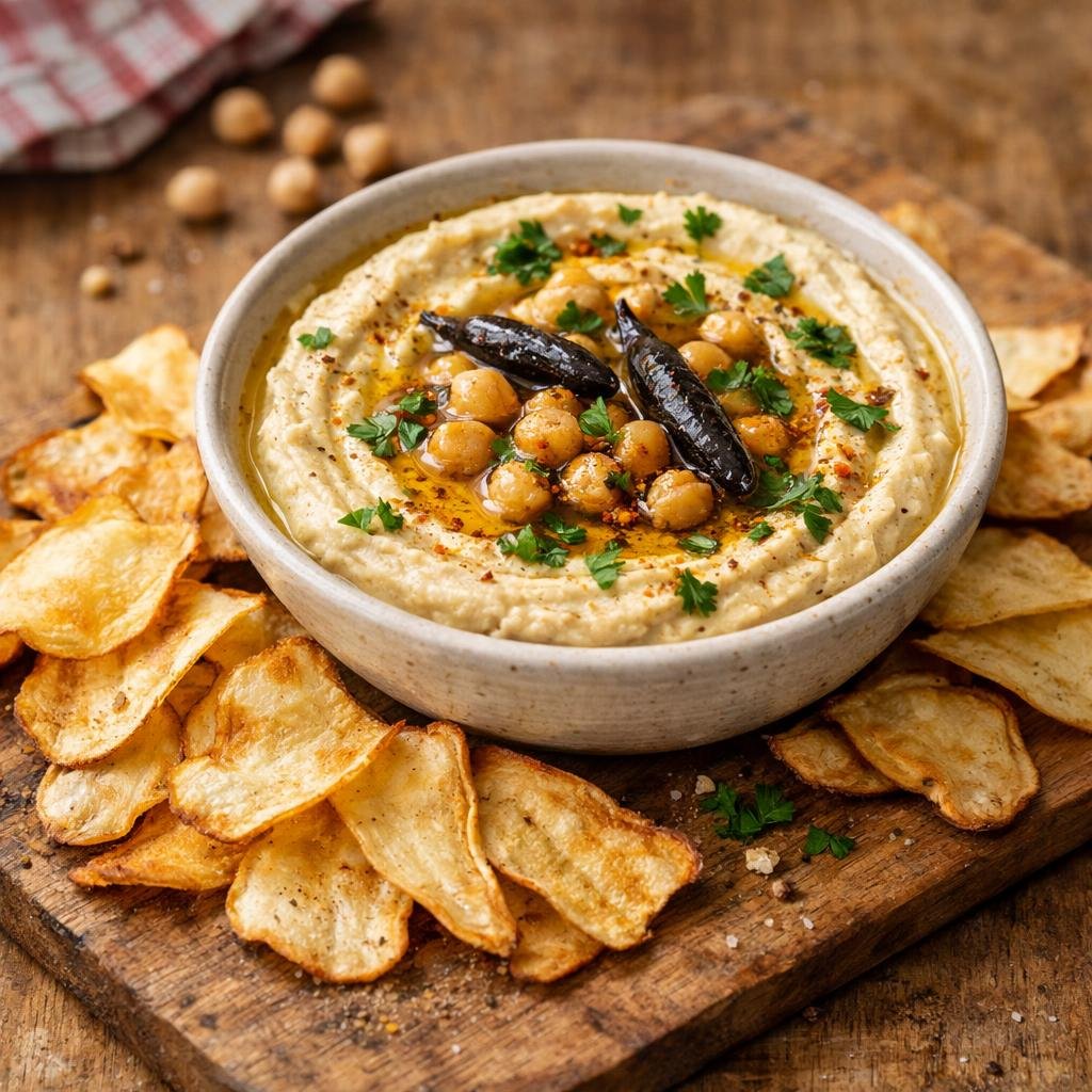 Houmous tiède aux Baies de Selim