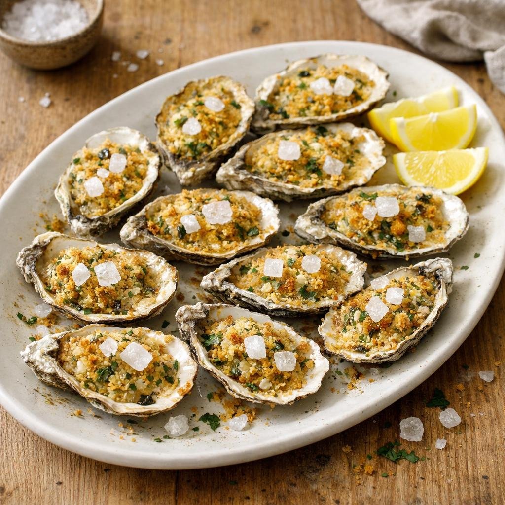 huîtres gratinées