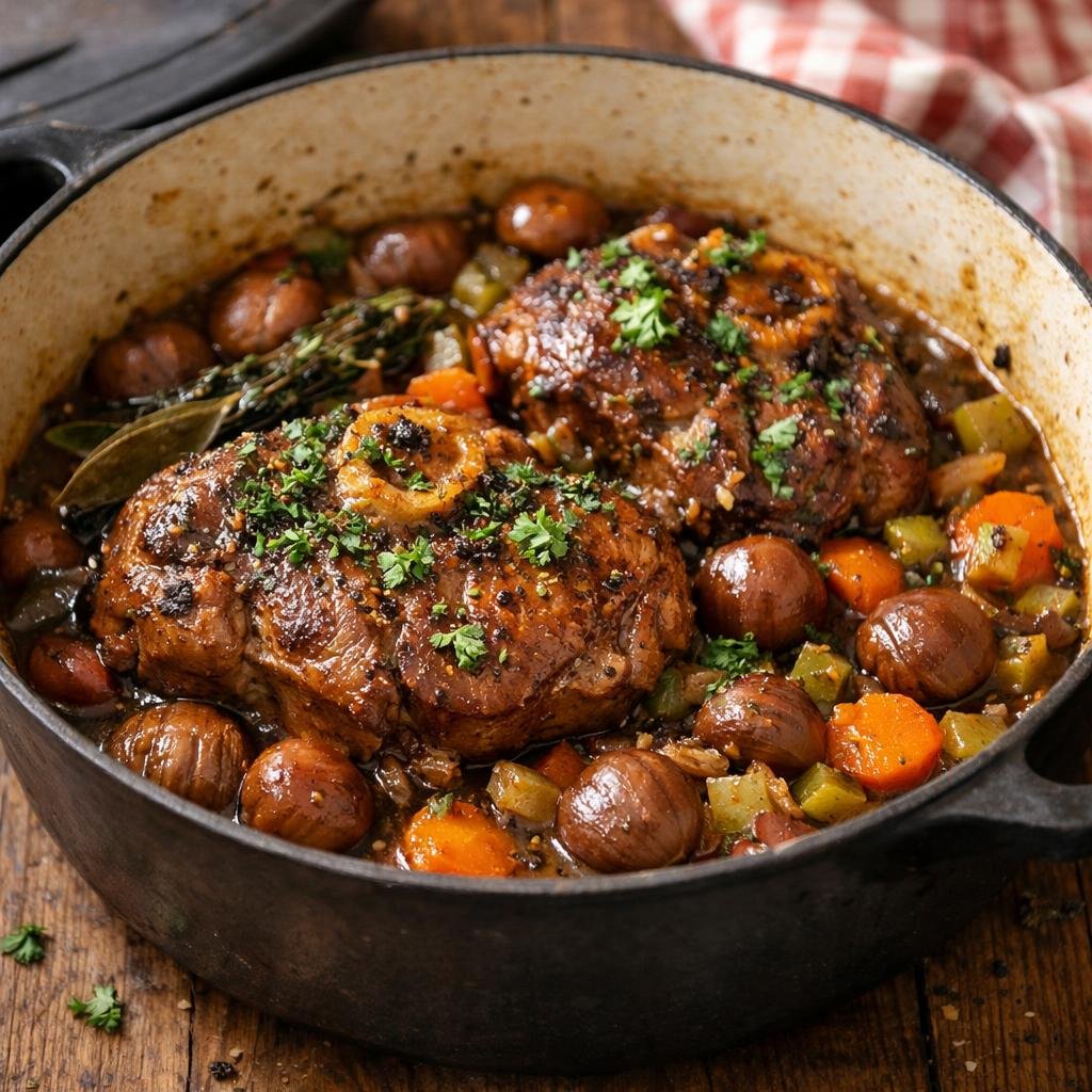 Jarret de veau braisé