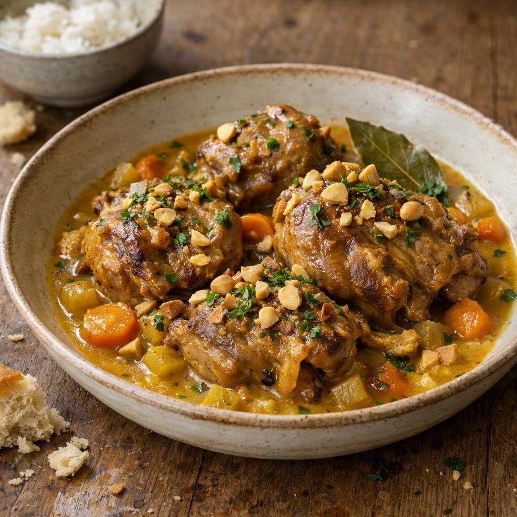 Jarret de veau coco curry