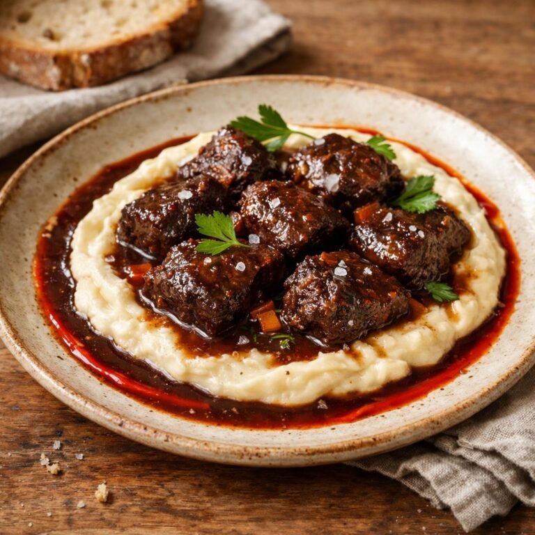 Joue de bœuf braisée