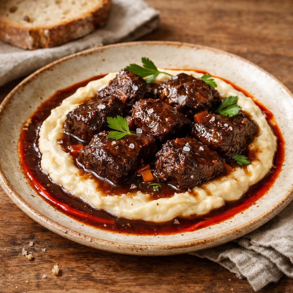 Joue de bœuf braisée
