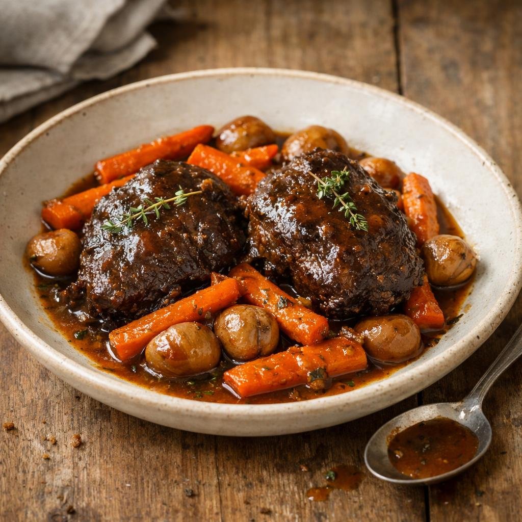 Joues de bœuf braisées