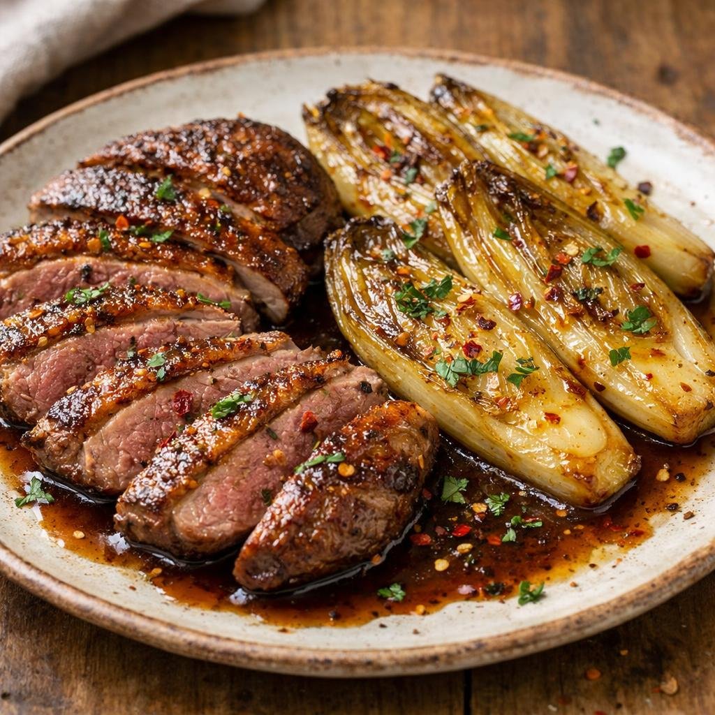 magret de canard épicé