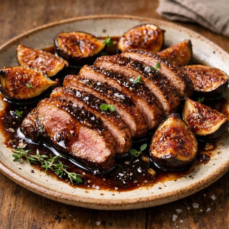 magret de canard cacao