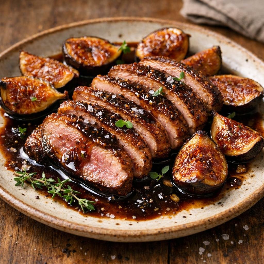magret de canard cacao