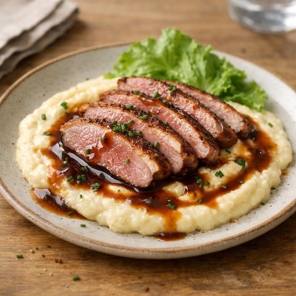 Magret de canard fumé