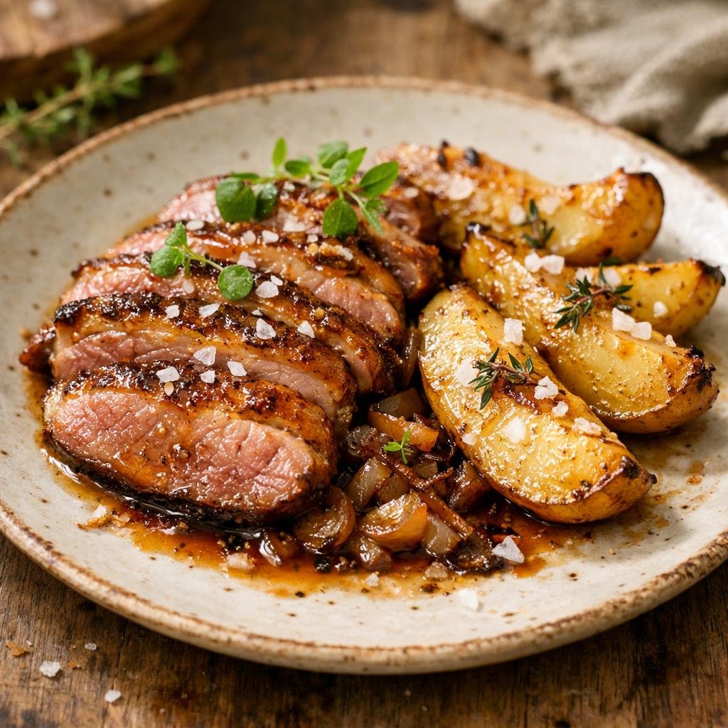 magret de canard laqué