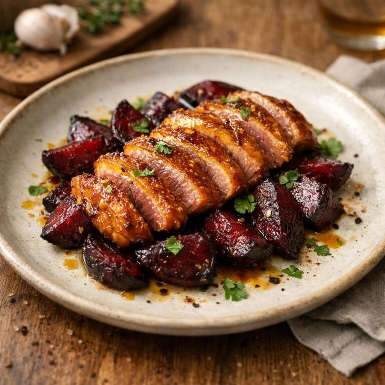 magret de canard laqué