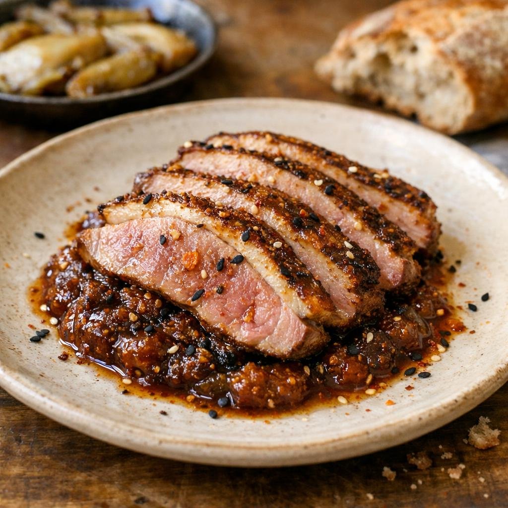 magret de canard laqué