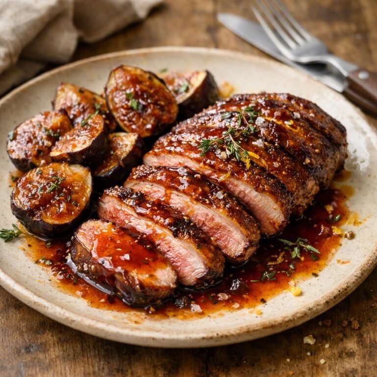 magret canard laqué