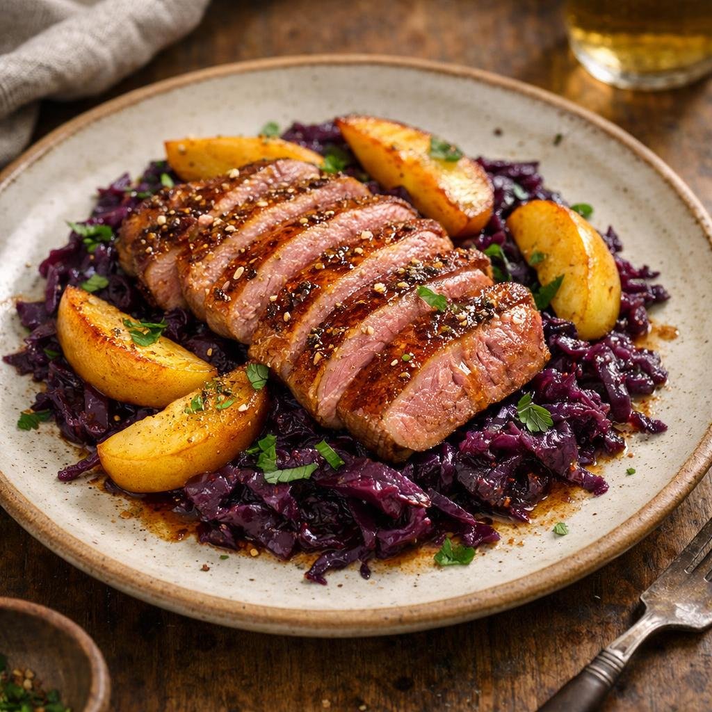 magret de canard laqué