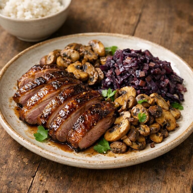 Magret de canard laqué