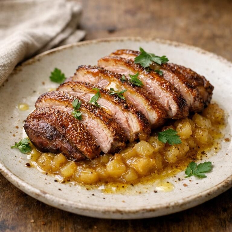 magret de canard poêlé