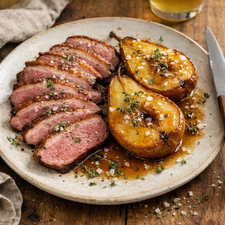 Magret de canard rosé
