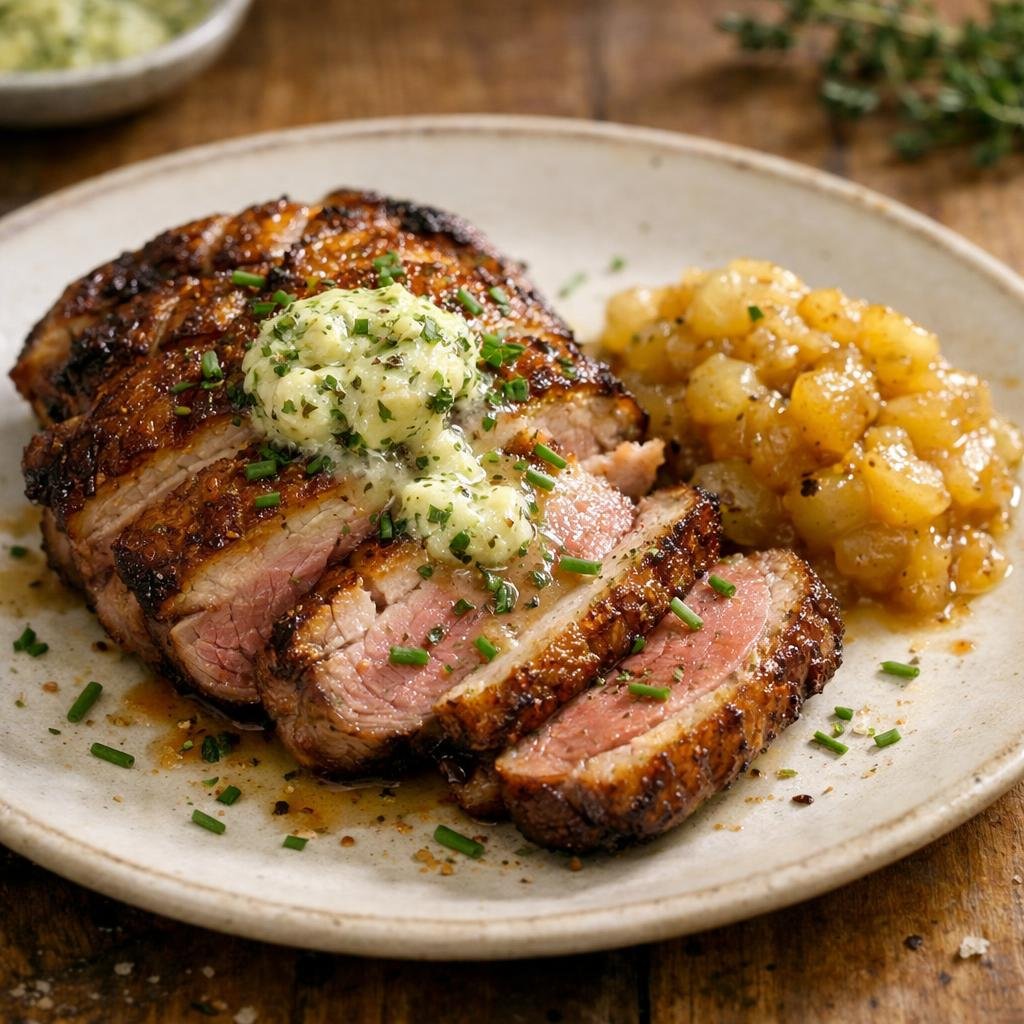 Magret de canard rôti