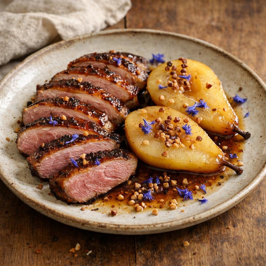 magret de canard rôti