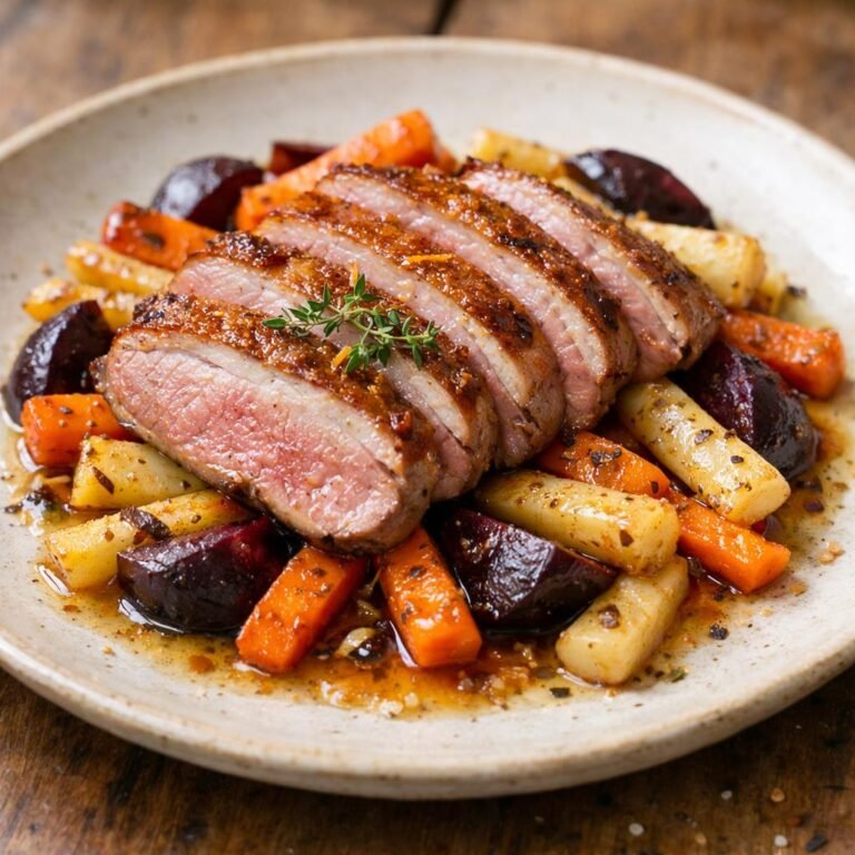 Magret de canard rôti