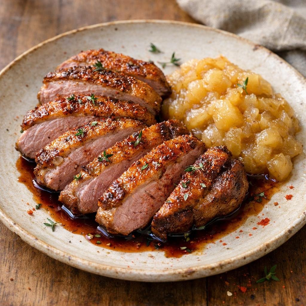 Magret de canard rôti