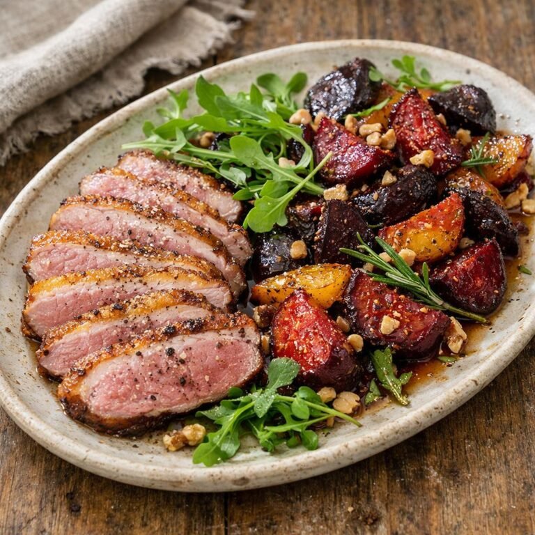 Magret de canard snacké