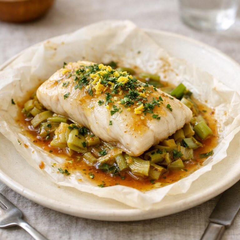 merlu en papillote
