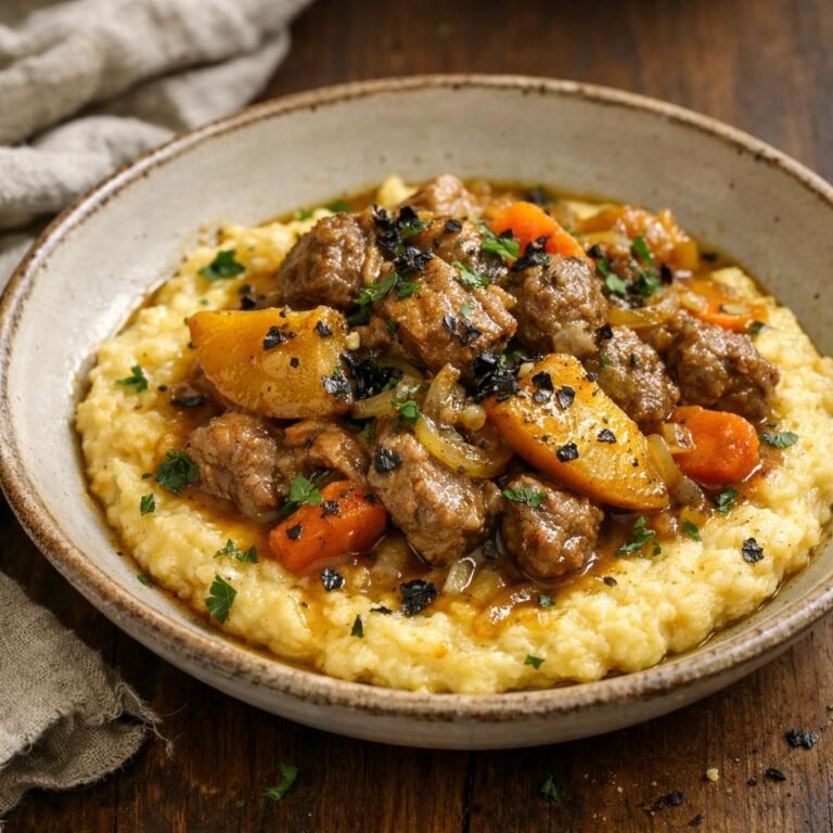 Mijoté d'agneau aux coings
