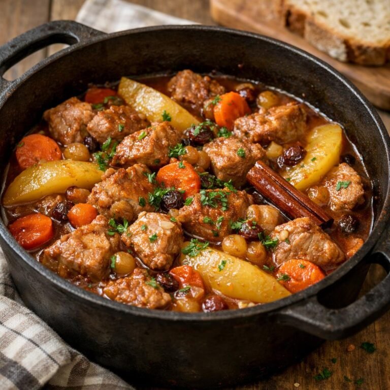 mijoté de porc aux coings
