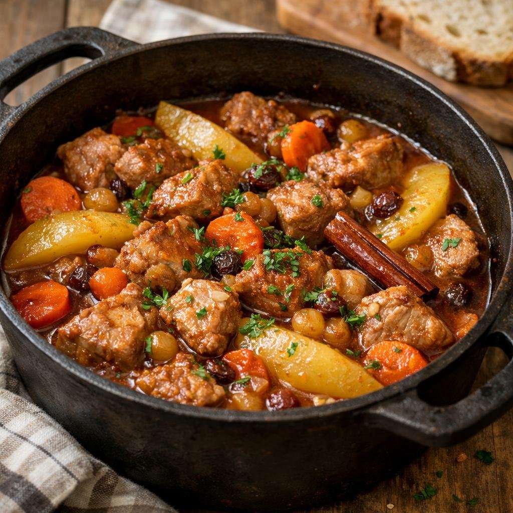 mijoté de porc aux coings