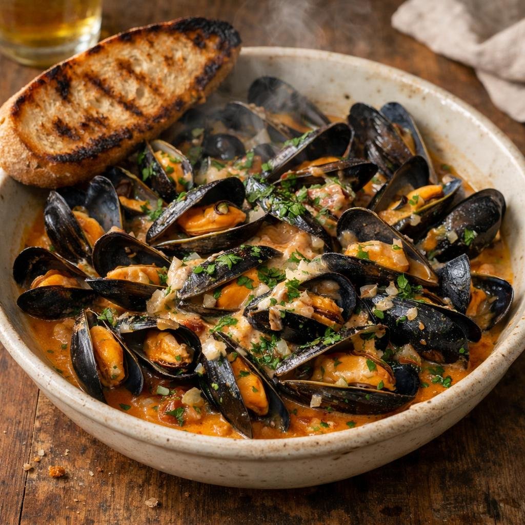Moules à la bière