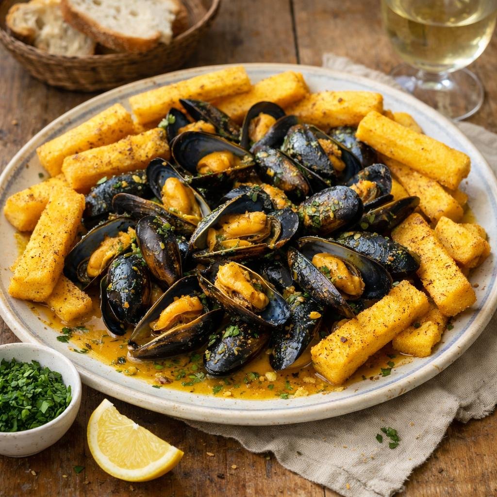 moules citronnelle curcuma