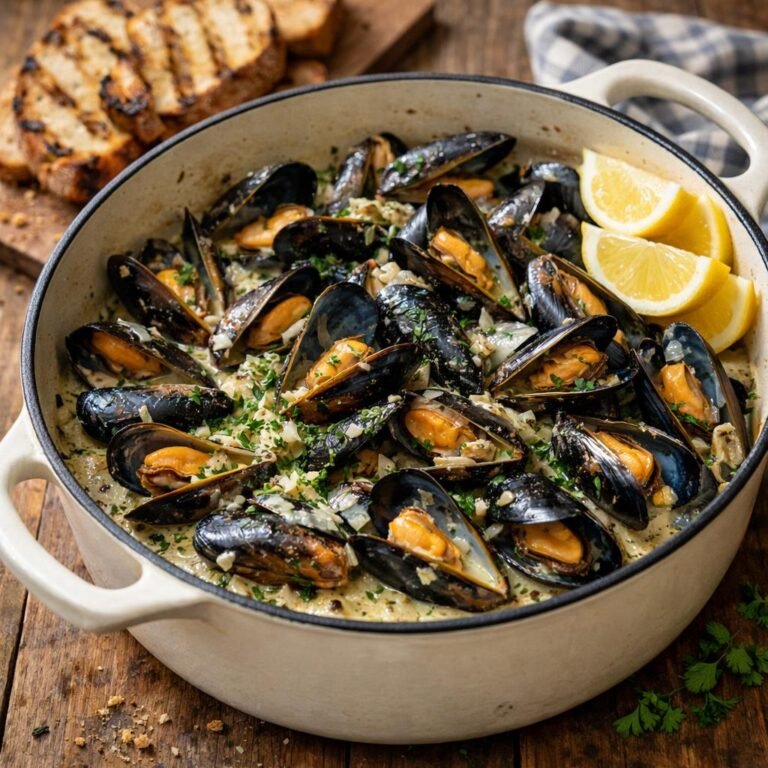 Moules à la crème