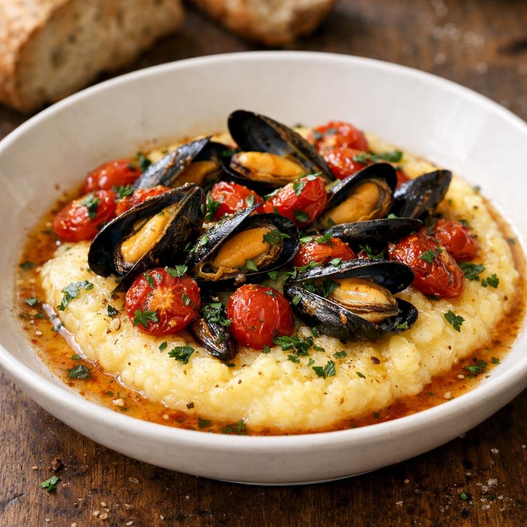 moules tomate-mozza