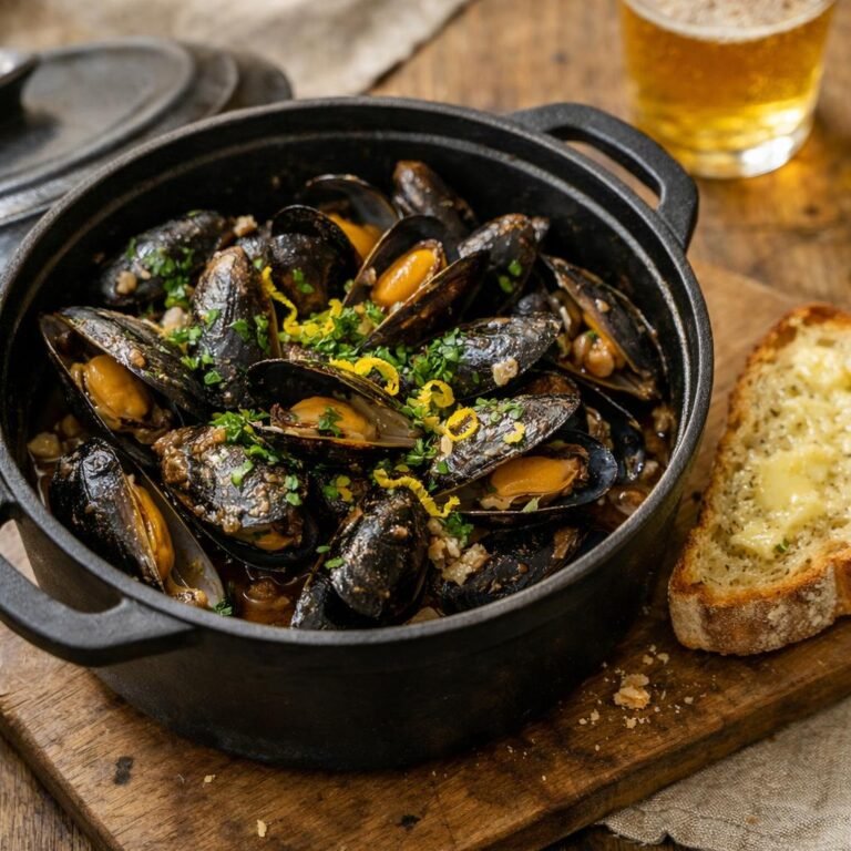 Moules au cacao