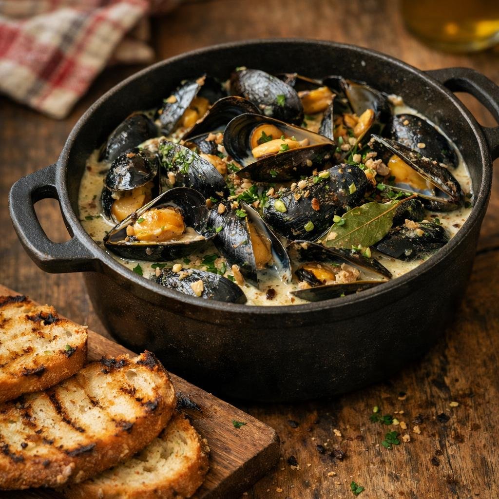 moules au cidre