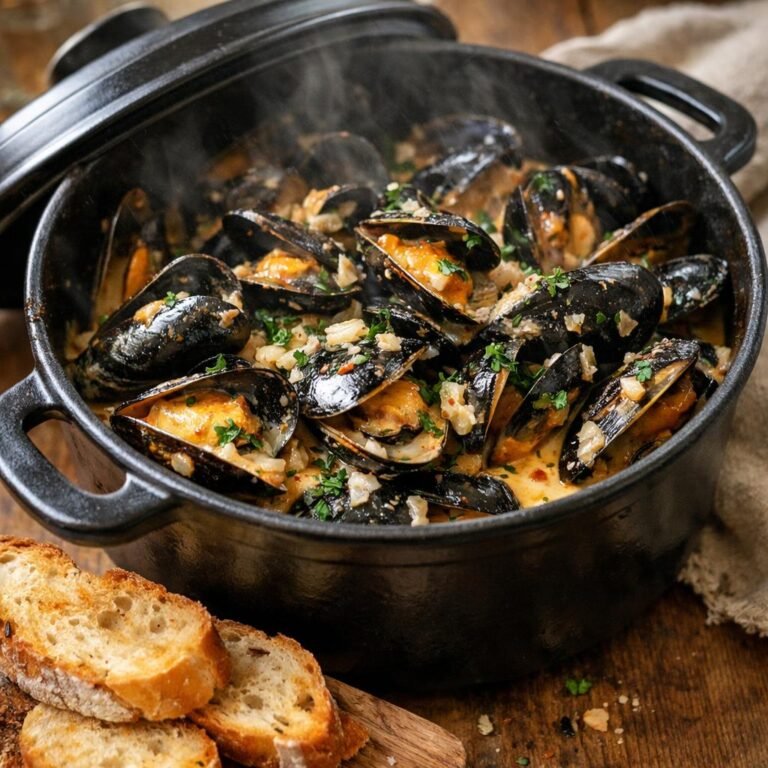 Moules au cidre