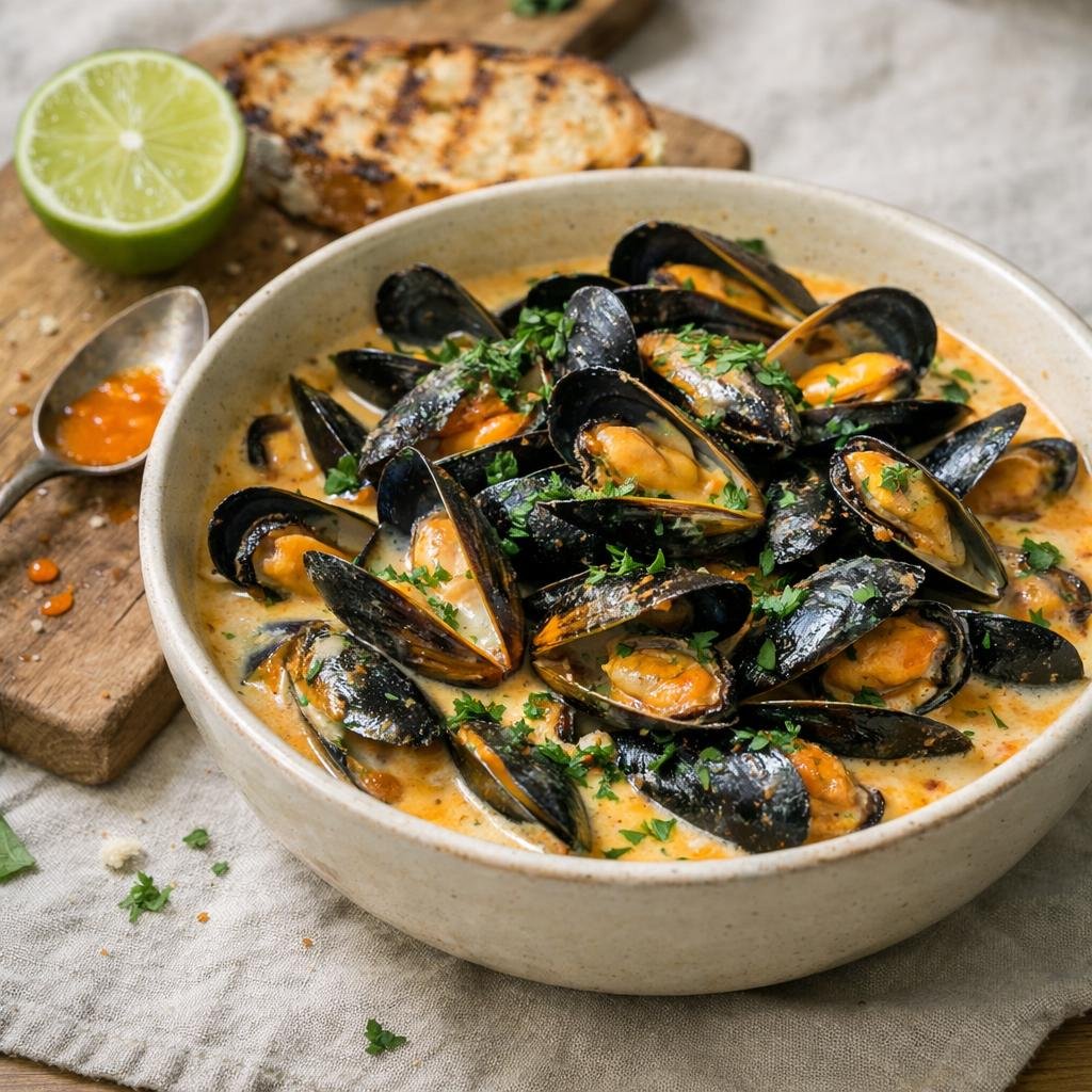 Moules au cidre