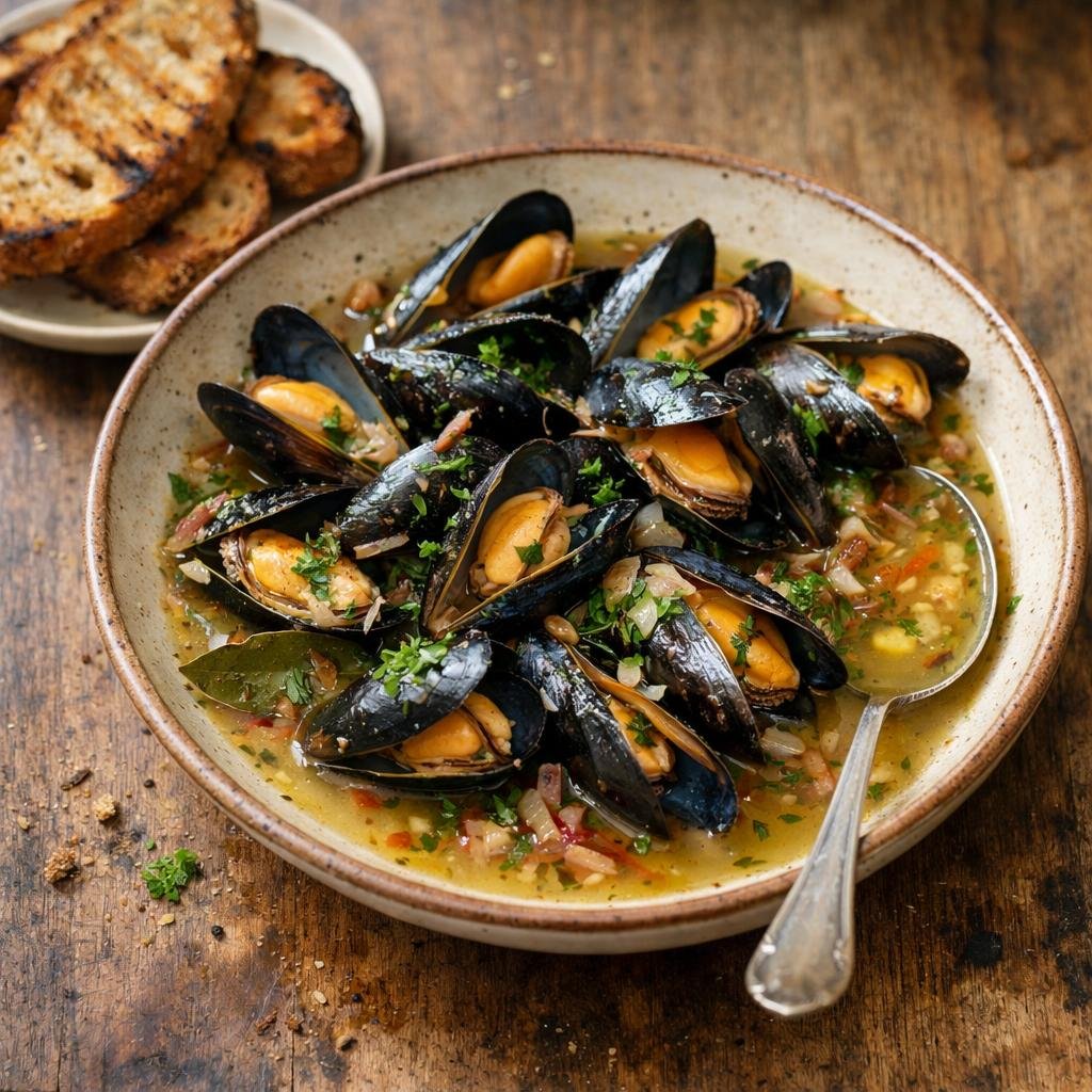 Moules au cidre