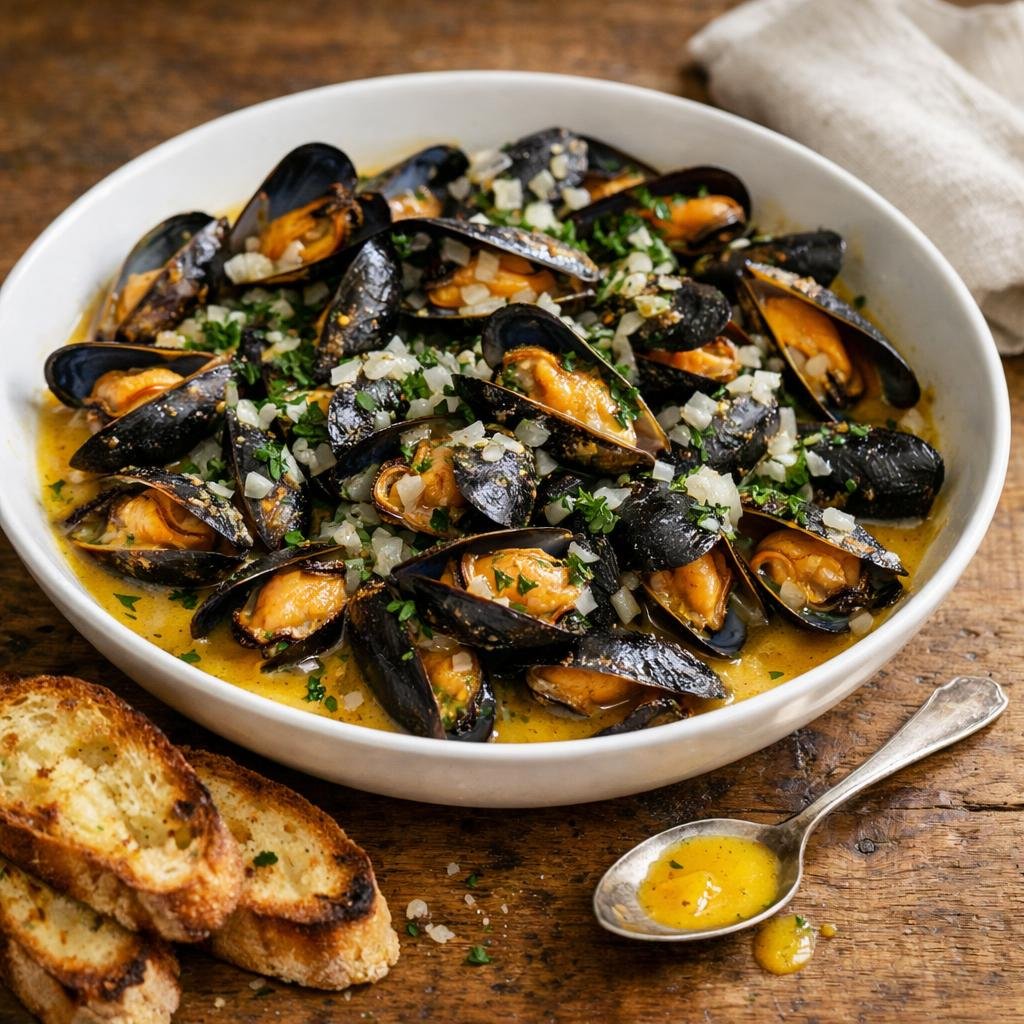 Moules au cidre