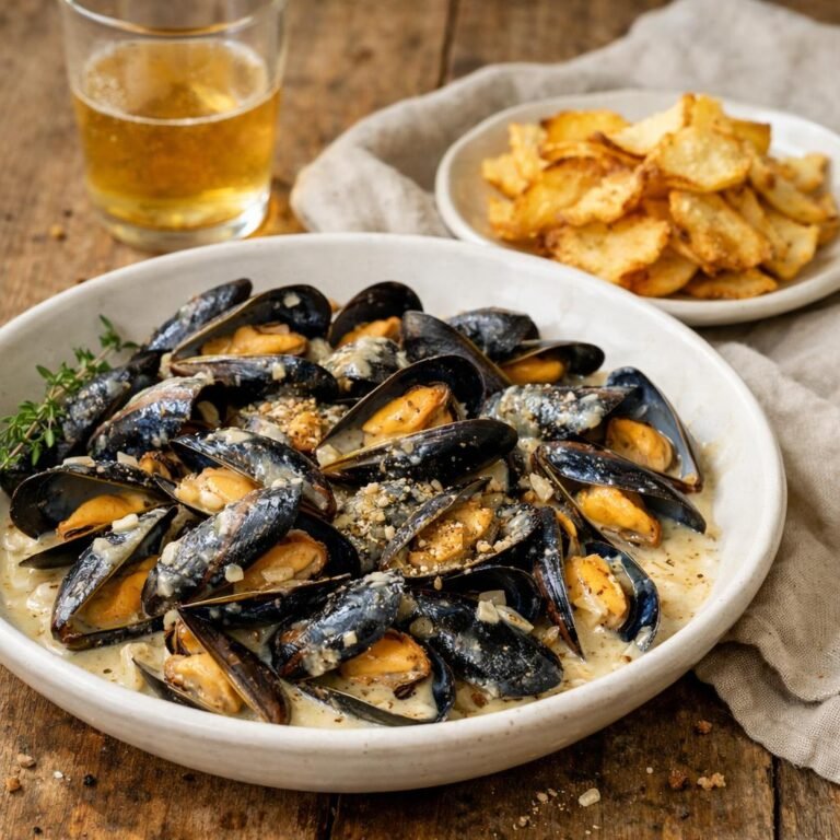 Moules au cidre