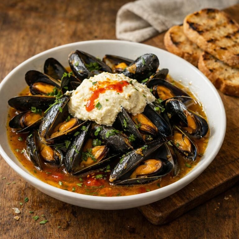 Moules au cidre Inferno